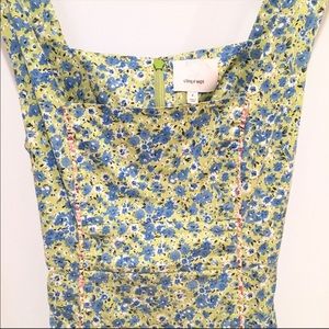 Cinq a Sept Perla Floral Midi Dress Peridot 8